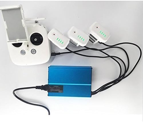 4 in 1 Remote Control Battery Rapid Charger for DJI Phantom 3 Professional Battery and Controller Fast Charge
