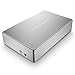 LaCie Porsche Design 5TB USB-C Desktop Hard Drive, Silver STFE5000101 / STFE5000100 Memory Card Reader