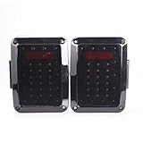 LED Tail Lights for JK JKU 2007-2015 Jeep Wrangler with Running Brake Backup Reverse Turning Signal Light Tail Lamp Assembly