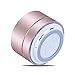 Bluetooth Speaker, NUBWO Mini Portable Outdoor/Sport/Car Aluminium Alloy Speakers - with Built-in Mic, AUX Line, TF Card, Enhanced Bass for iPhone iPad Android Phone and more (Rose Gold)