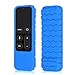 Fintie Protective Case for Apple TV 4K/ HD Siri Remote (1st Gen) - Honey Comb Lightweight Anti Slip Shockproof Silicone Cover for Apple TV 4K 5th 4th Gen Siri Remote Controller, Blue
