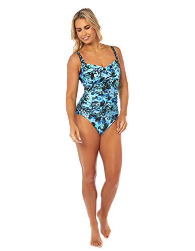 Seaspray SY007790 Thetis Black Multicolour Twist Bust Swimsuit - Image 4