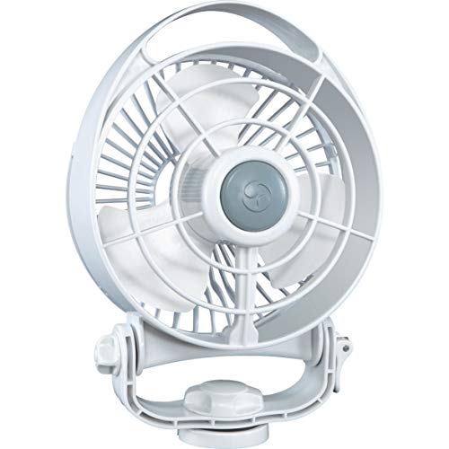 Caframo 748CA24-WBX Bora 24V Multi-Purpose 3-Speed White Marine Ventilation Fan