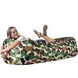 WEKAPO Inflatable Lounger Air Sofa Chair–Camping