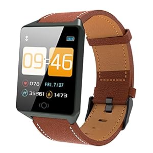 Gelrova Fitnessarmband, horloge met bloeddrukmeting, hartslagmeter, IP68 waterdicht, 1,3 inch HD smartwatch…