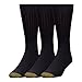 Gold Toe Men's Canterbury Dress Sock, 2 PK (6 PAIRS) 10-13, Black