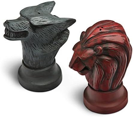 Game of Thrones Stark and Lannister Map Marker Salt and Pepper Shakers