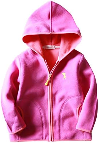 Baby Girls Polar Fleece Autumn Winter Jacket Coat Soft Warm Long Sleeve Zipper Outwear,2-3T,Grey
