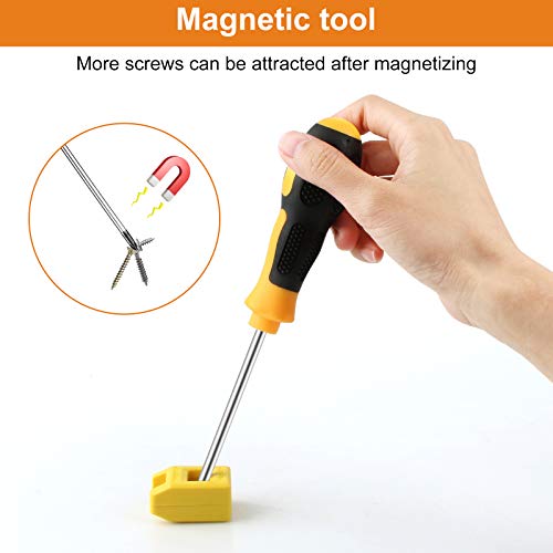 unibelin Schraubendreher Set 9-teilig Magnetisches Schraubendreher Kit mit Spannungsprüfer Profi Werkzeug zum Schrauben… – Bild 4