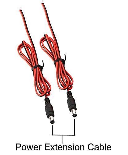image for LeeKooLuu K11 Vehicle Power Cord Plug 8.2 ft Extension Cable for Backu