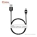 Jackery iPhone Charger [Apple Lightning Cable] Apple Certified MFI Lightning to USB Cable - 3 Feet - Compatible with iPhone 7 Plus 6S Plus 6 Plus SE 5S 5C 5, iPad 2 3 4 Mini Air Pro, iPod (Black)