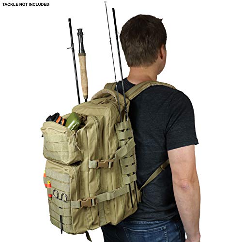 osage river fishing backpack tackle and rod storage