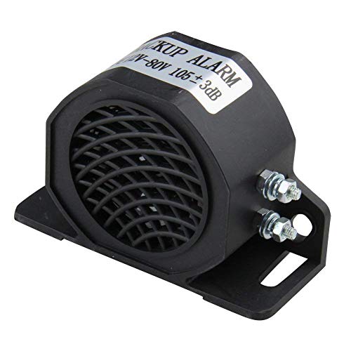 Bang4buck Universal Backup Warning Alarm 105dB 12 V Reverse Beeper Buzzer System for Construction Truck Heavy Vehicle -2 Year Warranty