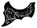 YMC Picguard-Acoustic-BK-Hummingbird Acoustic Guitar Pickguard, Self Adhesive, Black