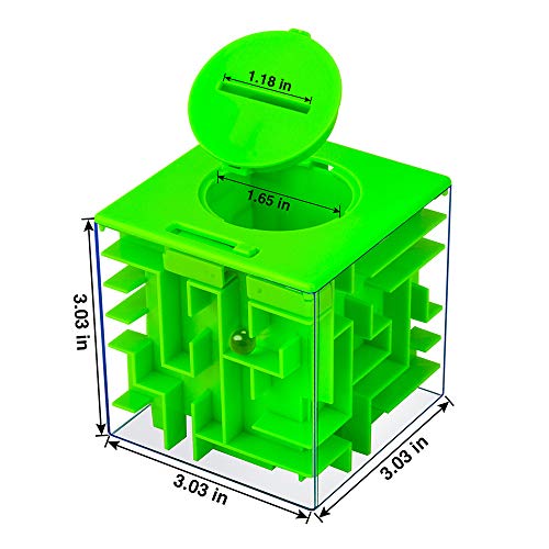 2 Pack Money Maze Puzzle Box, Perfect Money Holder Puzzle and Brain Teasers for Kids and Adults