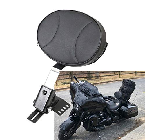 Plug-in Driver Rider Backrest Custom Made For 1997-2018 Touring Models, Adjustable - Thumbnail 5