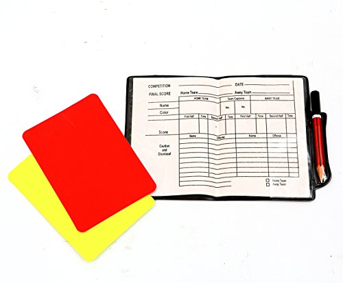 Cintz Referee Warning Cards and Wallet with Set of Printed Score Sheets