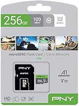 PNY Elite 256GB microSDXC Class 10 UHS-I U1 A1 V10 100MB/s view 7