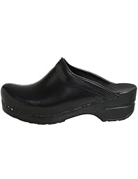 Dansko Sonja Cabrio Clog, negro, 38 EU 7.5-8 B (M) US