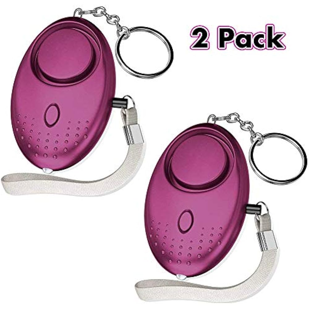 Security Sensors Safesound Personal Alarm Keychain 140DB SOS Emergency