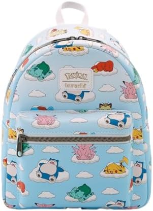 Loungefly Cream & Light Blue Tinker Bell Mini Backpack Amazon.com: Loungefly Disney Peter Pan Tinker Bell Mushroom  main image 4