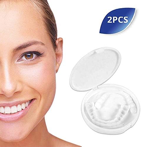 YCMBQ Fake Teeth Teeth Whitening Replacement Snap on Comfort Correction of Bad Teeth Dental Mouth Guard Comfort Top And Bottom Veneer