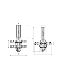 Broca encaminadora Freud 99 001 1 2-pulgadas a 1 1 4 pulgadas con vástago 1 2 pulgada