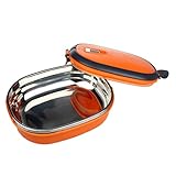 Lunch Food Box,HP95(TM) Single / Multilayer Stainless Steel Insulation Lunch Bento Box Food Container Insulated lunchbox (Single Style)