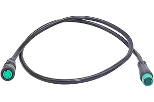 Wexplore Ebike extension cable for electric bike gear sensor, waterproof connector 2pin/3pin/5pin for extension of electric bike lights and screens
