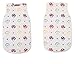LUXEHOME Cotton Baby Sleeping Bag with Cute Mushroom Pattern - 100% Natural Cotton Wearable Blanket (X-Large)