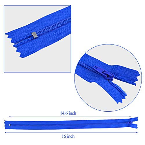 80 Pieces Nylon Coil Zippers, Bantoye 16 Inches Colorful Sewing Zippers Supplies for Tailor Sewing Crafts, 20 Assorted Colors