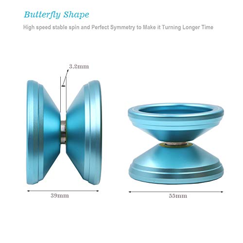 MAGICYOYO V6 Professional Responsive YoYo , Aluminum Metal Yoyos