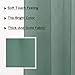 MYSKY HOME Solid Grommet top Thermal Insulated Window Blackout Curtains, 52 x 63 Inch, Teal, 1 Panel
