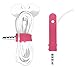 Budsband - Tangle-Free Earbuds Cord Organizer / Earphone Holder / Cord Wrap / (Set of 2 in Pink)