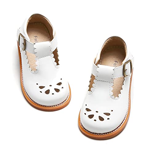 Felix & Flora Toddler Little Girl Mary Jane Dress Shoes - Ballet Flats for Girl Party School Shoes