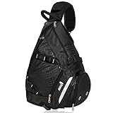 SEEU 32L Oversized Sling Bag Backpack, Crossbody Bag Gym Backpack Outdoor Hiking Travel Bag for Men Women Kids