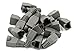 iExcell 100 Pcs Gray RJ45 Ethernet Network Cable Strain Relief Boots