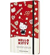 モレスキン ノート HELLO KITTY ハローキティ 限定版ノートブック ハードカバー ラージサイズ(横13cm×縦21cm) 横罫 レッド LEHK04QP060