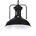 Pauwer Pendant Light Industrial Metal Barn Pendant Light with Dome/Bowl Shade Nautical Pendant light with Adjustable Chain