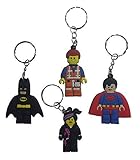 Lego Movie Keychains 4 Pcs Set #1
