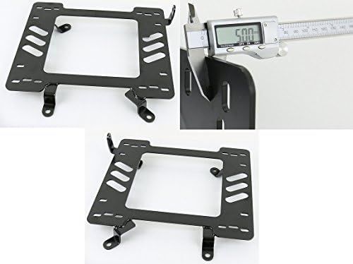 1 PAIR HEAVY DUTY 5mm RACING SEAT BRACKET ADAPTER FIT 93-02 CHEVY CAMARO PONTIAC TRANS AM