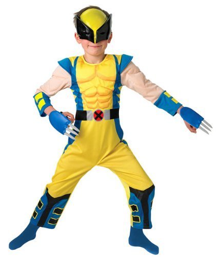 Small Boys Deluxe Padded Wolverine Costume