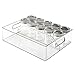 mDesign Mason Canning Jar Storage Bin, Holds Twenty 8 oz. Half Pint Jars - Clear
