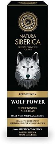 Natura Siberica Wolf Power Super Toning Face Cream for Men 50 ml, 50 ml (Pack of 1)