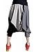 ellazhu Women Genie Pants Harem Hippie Hip-hop Capri Trouser GY02 Grey