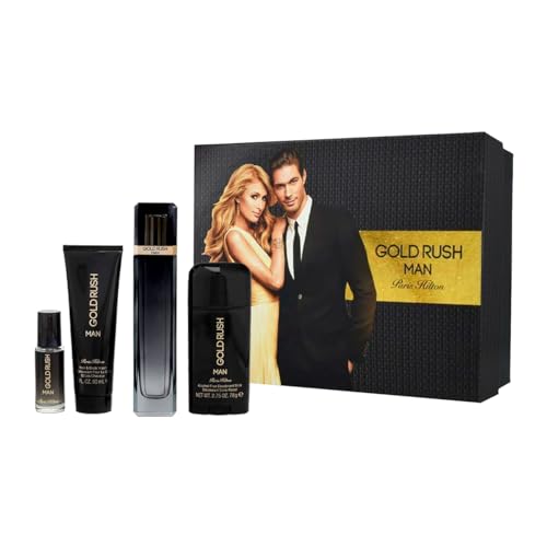Paris Hilton Gold Rush 4 Piece Fragrance Gift Set