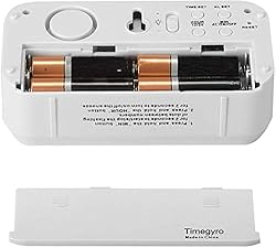 Timegyro Digital Alarm Clock Battery Operated with