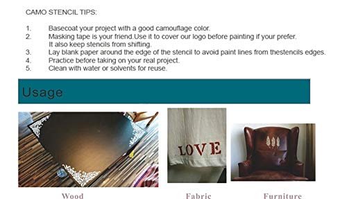 3 Decorative+Stencil+Template+Painting+Furniture