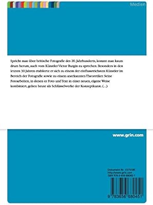 Der britische fotokunstler victor burgin