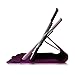 Fintie Purple iPad Mini 3/2/1 Case - 360 Rotating Stand - Auto Sleep/Wake - Shockproof - Everyday Use, Travel, Protective Case